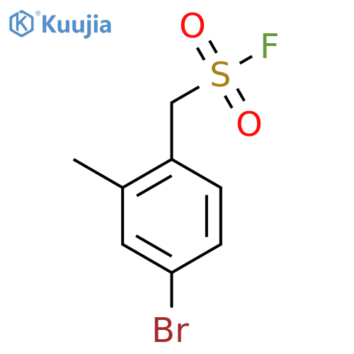 (4-Bromo-2-methylphenyl)methanesulfonyl fluoride structure