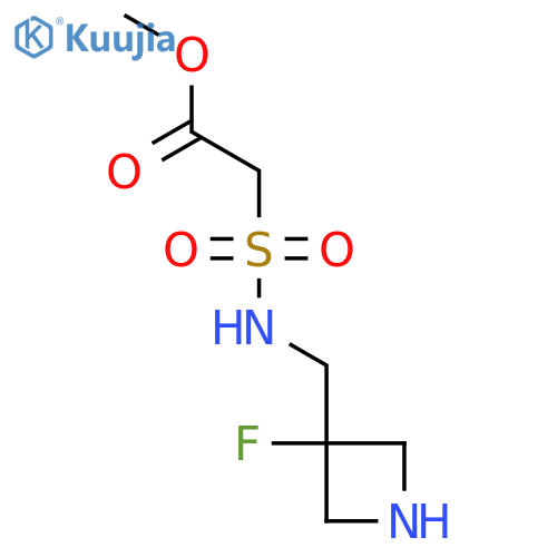 methyl 2-{(3-fluoroazetidin-3-yl)methylsulfamoyl}acetate structure