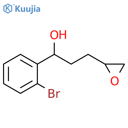2-Oxiranepropanol, α-(2-bromophenyl)- structure