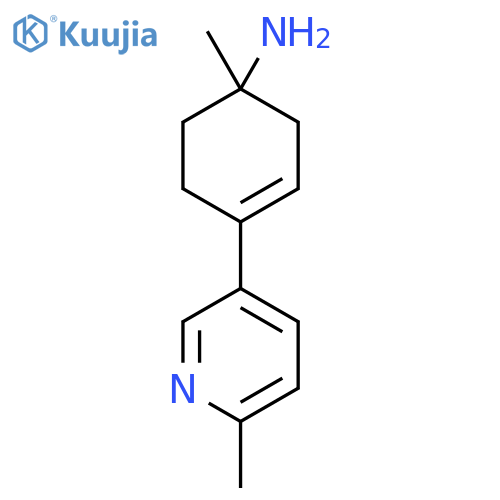 1-Methyl-4-(6-methylpyridin-3-yl)cyclohex-3-en-1-amine structure