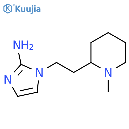 1-2-(1-methylpiperidin-2-yl)ethyl-1H-imidazol-2-amine structure