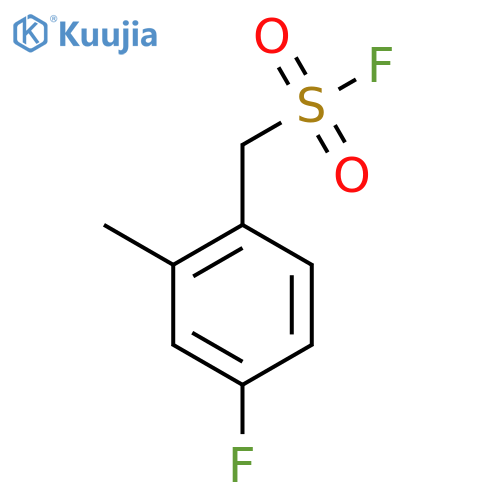 (4-Fluoro-2-methylphenyl)methanesulfonyl fluoride structure