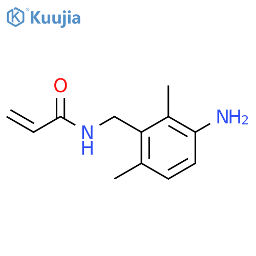 2-Propenamide, N-[(3-amino-2,6-dimethylphenyl)methyl]- structure