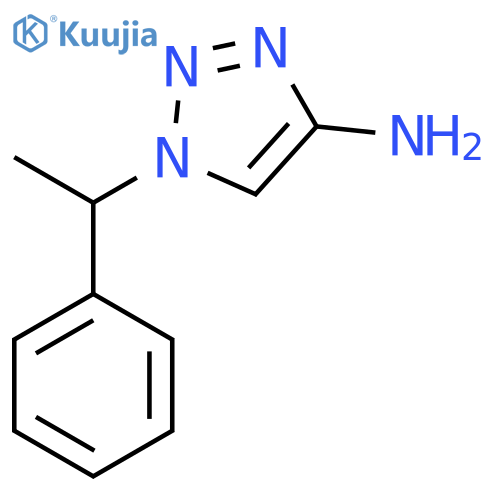 1-(1-phenylethyl)-1H-1,2,3-triazol-4-amine structure