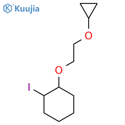 1-(2-cyclopropoxyethoxy)-2-iodocyclohexane structure