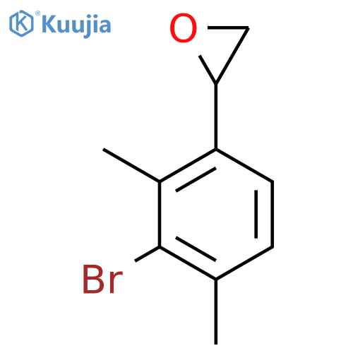 2-(3-bromo-2,4-dimethylphenyl)oxirane structure