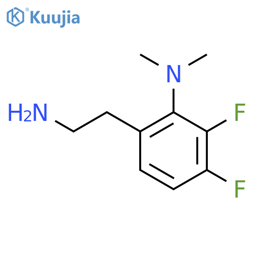 6-(2-aminoethyl)-2,3-difluoro-N,N-dimethylaniline structure