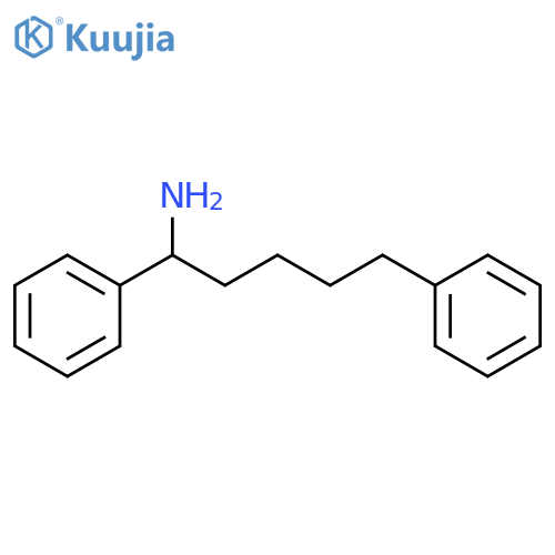 1,5-diphenylpentan-1-amine structure