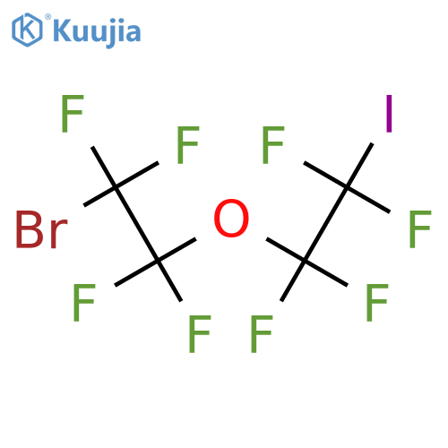 1-Bromo-2-(2-iodotetrafluoroethoxy)tetrafluoroethane structure