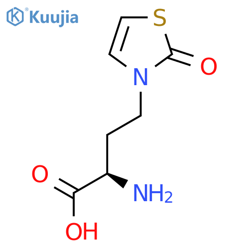(2R)-2-amino-4-(2-oxo-2,3-dihydro-1,3-thiazol-3-yl)butanoic acid structure