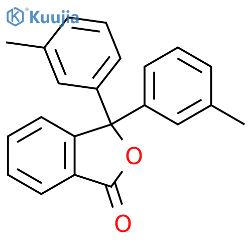 1(3H)-Isobenzofuranone, 3,3-bis(3-methylphenyl)- structure