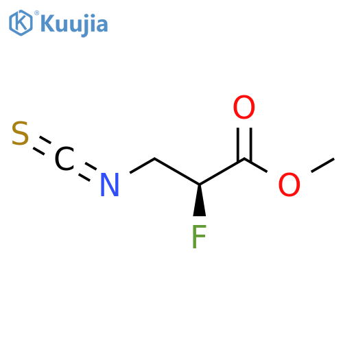 methyl (2S)-2-fluoro-3-isothiocyanatopropanoate structure