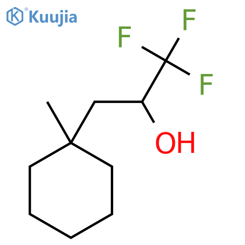 1,1,1-trifluoro-3-(1-methylcyclohexyl)propan-2-ol structure