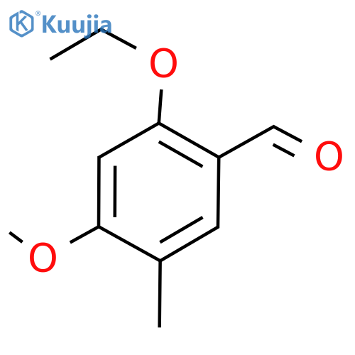 2-Ethoxy-4-methoxy-5-methylbenzaldehyde structure