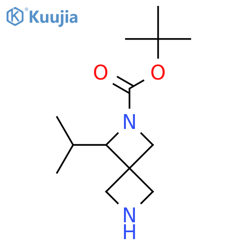 tert-Butyl 1-isopropyl-2,6-diazaspiro3.3heptane-2-carboxylate structure