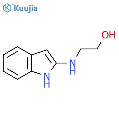 2-(1H-indol-2-yl)aminoethan-1-ol structure