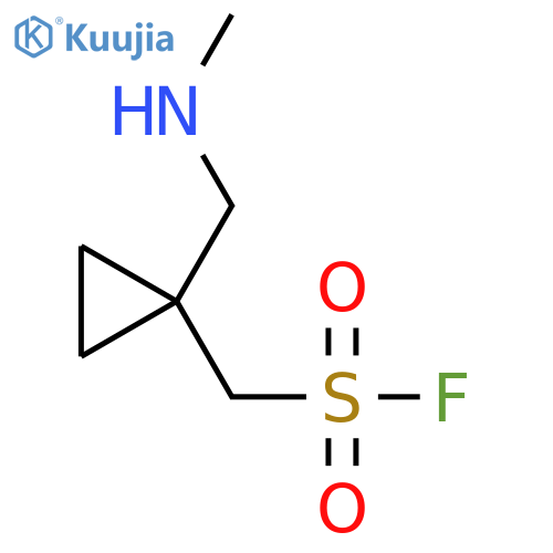 {1-(methylamino)methylcyclopropyl}methanesulfonyl fluoride structure