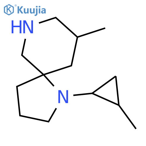 9-methyl-1-(2-methylcyclopropyl)-1,7-diazaspiro4.5decane structure
