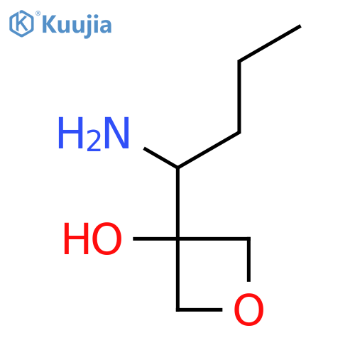 3-(1-aminobutyl)oxetan-3-ol structure