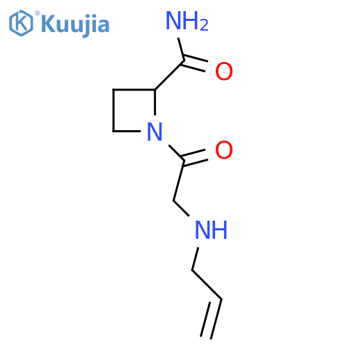 1-{2-(prop-2-en-1-yl)aminoacetyl}azetidine-2-carboxamide structure