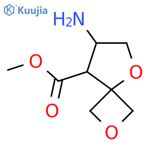 methyl 7-amino-2,5-dioxaspiro3.4octane-8-carboxylate structure