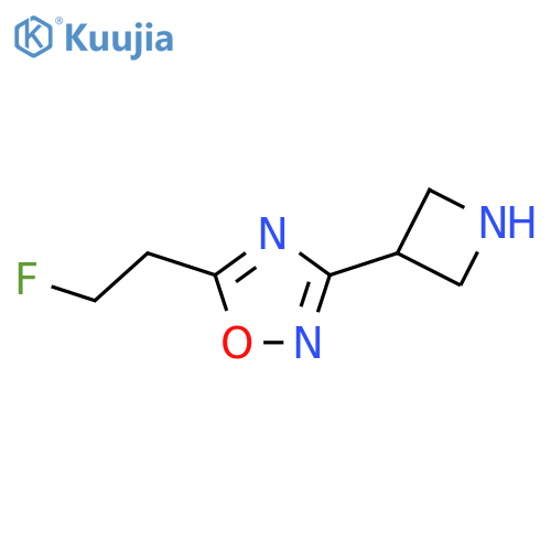 3-(Azetidin-3-yl)-5-(2-fluoroethyl)-1,2,4-oxadiazole structure
