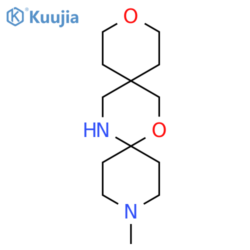 3-methyl-7,12-dioxa-3,16-diazadispiro5.2.5^{9}.2^{6}hexadecane structure
