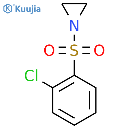 1-(2-chlorobenzenesulfonyl)aziridine structure