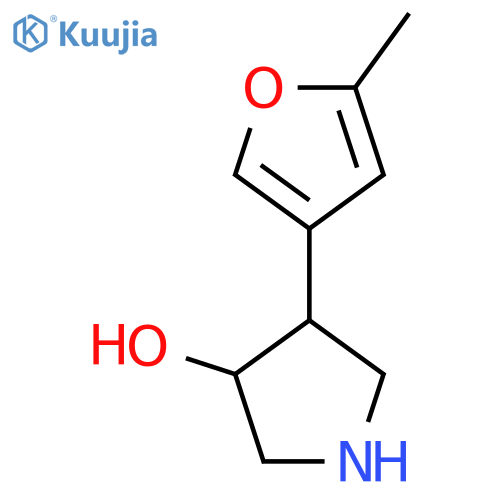 4-(5-methylfuran-3-yl)pyrrolidin-3-ol structure