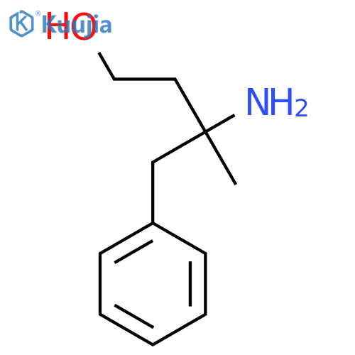 3-Amino-3-methyl-4-phenylbutan-1-ol structure