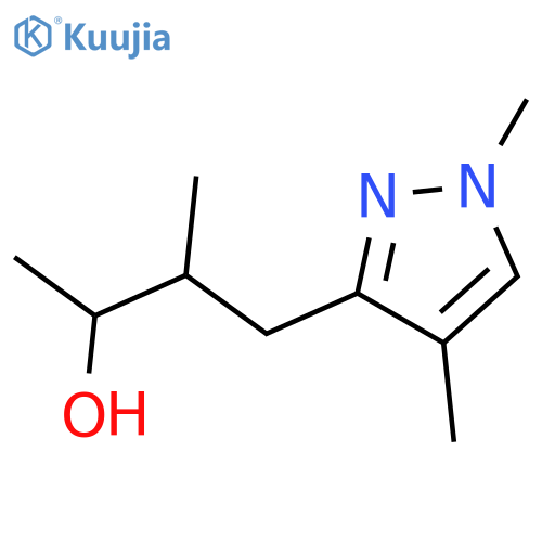 4-(1,4-dimethyl-1H-pyrazol-3-yl)-3-methylbutan-2-ol structure