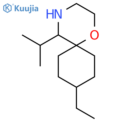 9-ethyl-5-(propan-2-yl)-1-oxa-4-azaspiro5.5undecane structure