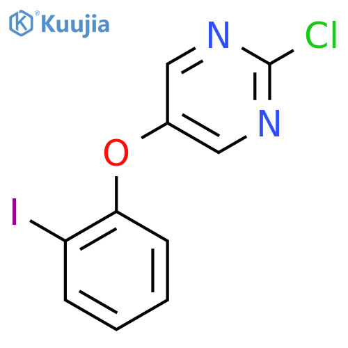 2-chloro-5-(2-iodophenoxy)pyrimidine structure