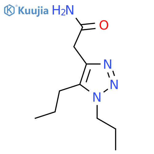 2-(dipropyl-1H-1,2,3-triazol-4-yl)acetamide structure