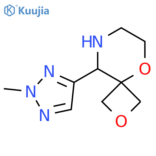 9-(2-methyl-2H-1,2,3-triazol-4-yl)-2,5-dioxa-8-azaspiro3.5nonane structure
