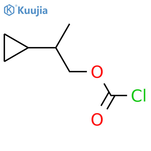 2-cyclopropylpropyl chloroformate structure