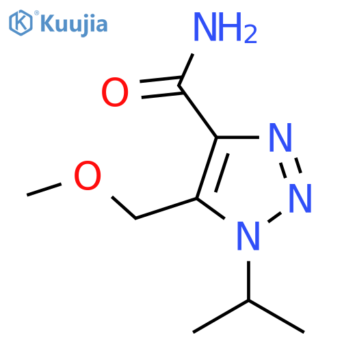 5-(methoxymethyl)-1-(propan-2-yl)-1H-1,2,3-triazole-4-carboxamide structure