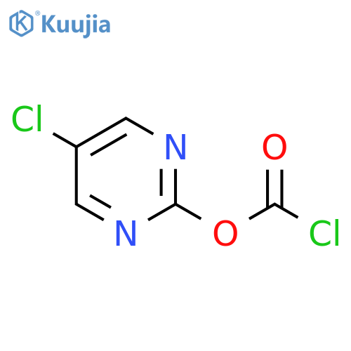 5-chloropyrimidin-2-yl chloroformate structure