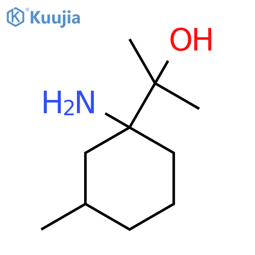 2-(1-amino-3-methylcyclohexyl)propan-2-ol structure