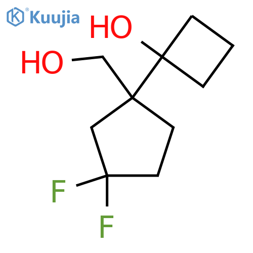 1-3,3-difluoro-1-(hydroxymethyl)cyclopentylcyclobutan-1-ol structure