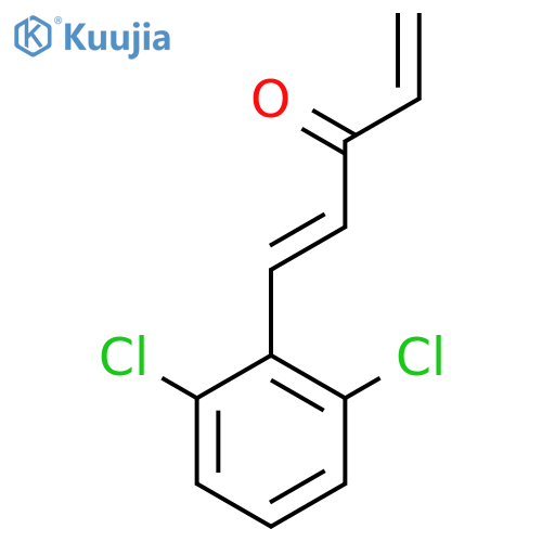 1-(2,6-dichlorophenyl)penta-1,4-dien-3-one structure