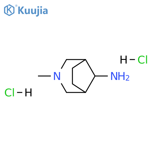 3-Methyl-3-azabicyclo[3.2.1]octan-8-amine dihydrochloride structure