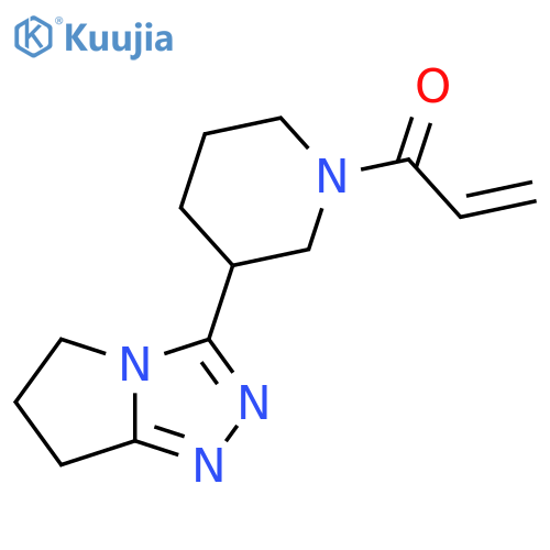 1-(3-{5H,6H,7H-pyrrolo2,1-c1,2,4triazol-3-yl}piperidin-1-yl)prop-2-en-1-one structure