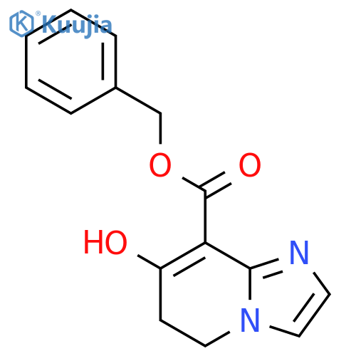 Benzyl 7-hydroxy-5,6-dihydroimidazo[1,2-a]pyridine-8-carboxylate structure