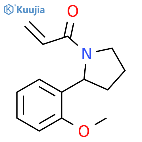 1-[2-(2-Methoxyphenyl)-1-pyrrolidinyl]-2-propen-1-one structure