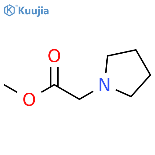 methyl 2-(pyrrolidin-1-yl)acetate structure