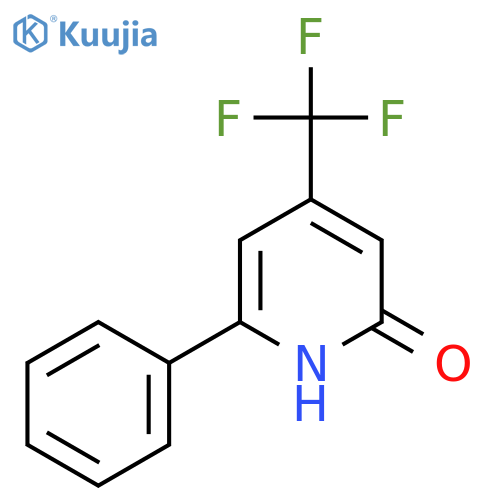 2(1H)-Pyridinone,6-phenyl-4-(trifluoromethyl)- structure