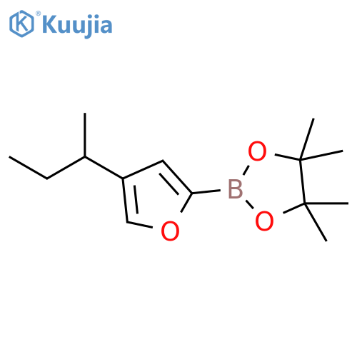4-(sec-butyl)furan-2-boronic acid pinacol ester structure