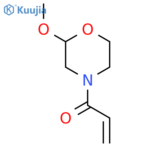 1-(2-Methoxymorpholin-4-yl)prop-2-en-1-one structure