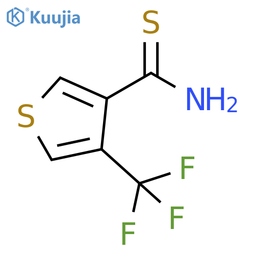 4-(trifluoromethyl)thiophene-3-carbothioamide structure